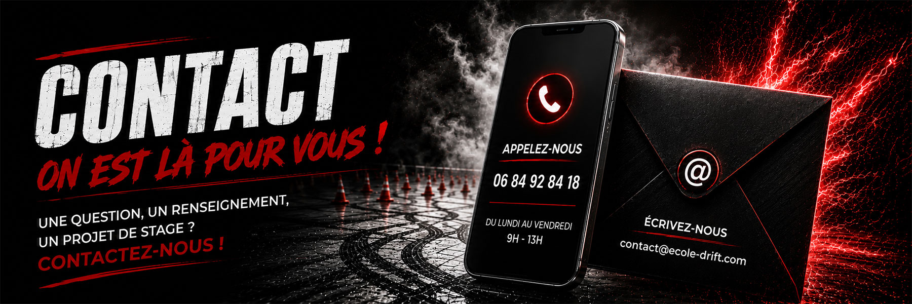 Contacter l'école de drift